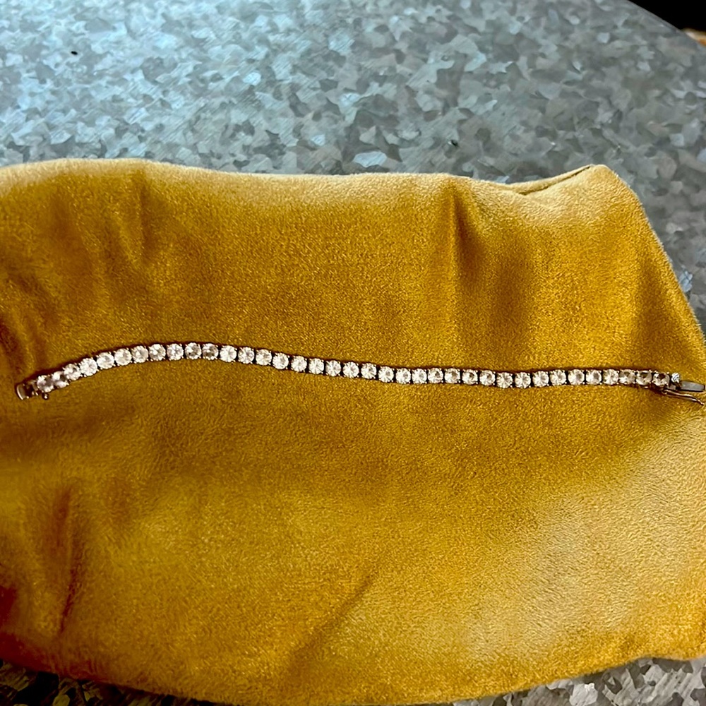 CZ 925 sterling silver bracelet